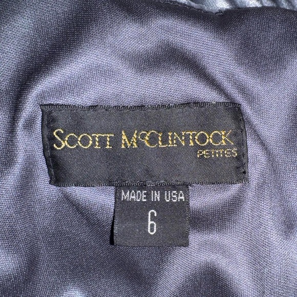 Vintage Silver Velvet Gown - Picture 7 of 8